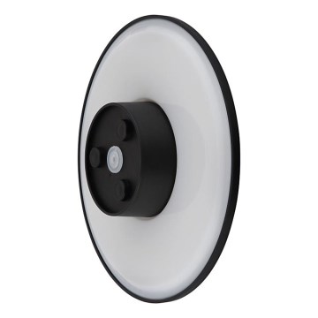 Globo - LED Outdoor wall light LED/15W/230V 3000/4000/6000K d. 25,2 cm IP44 black