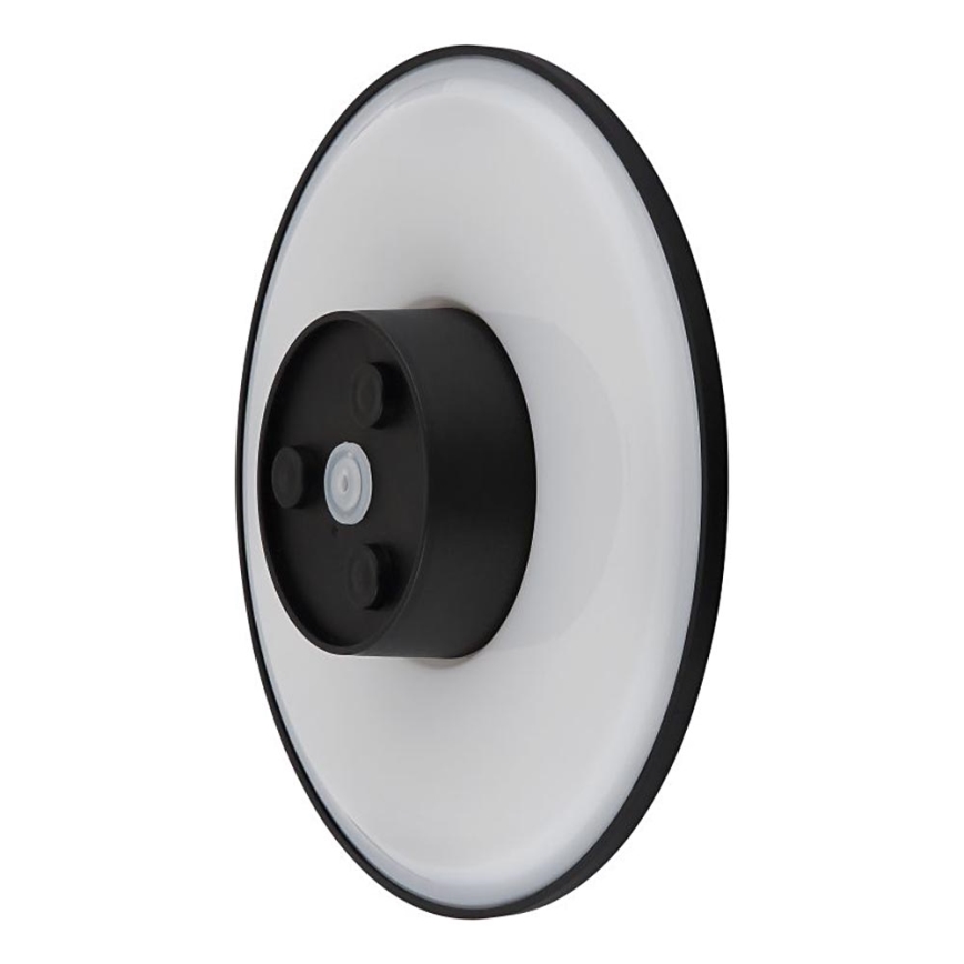 Globo - LED Outdoor wall light LED/15W/230V 3000/4000/6000K d. 25,2 cm IP44 black