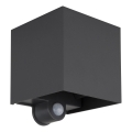 Globo - LED Outdoor Wall Light with Sensor 2xLED/3W/230V IP54