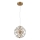 Globo - LED Pendant on Cable LED/12W/230V 3000K Gold