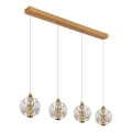 Globo - LED pendant on cable LED/32W/230V 3000K gold