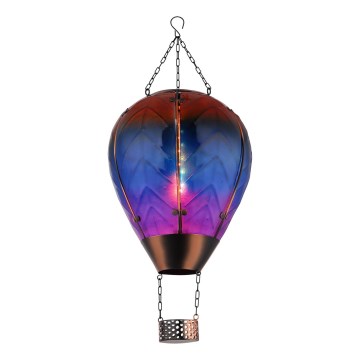 Globo - LED Pendant solar decoration 24xLED/0,2W/3V IP44 flying balloon