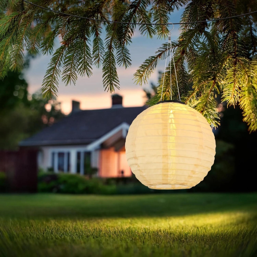 Globo - LED Pendant solar light LED/0,5W/3V IP44 beige