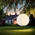 Globo - LED Pendant solar light LED/0,5W/3V IP44 white 300 mAh