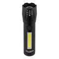 Globo - LED Rechargeable flashlight LED/3W/5V + COB/3W 5500K 1200 mAh