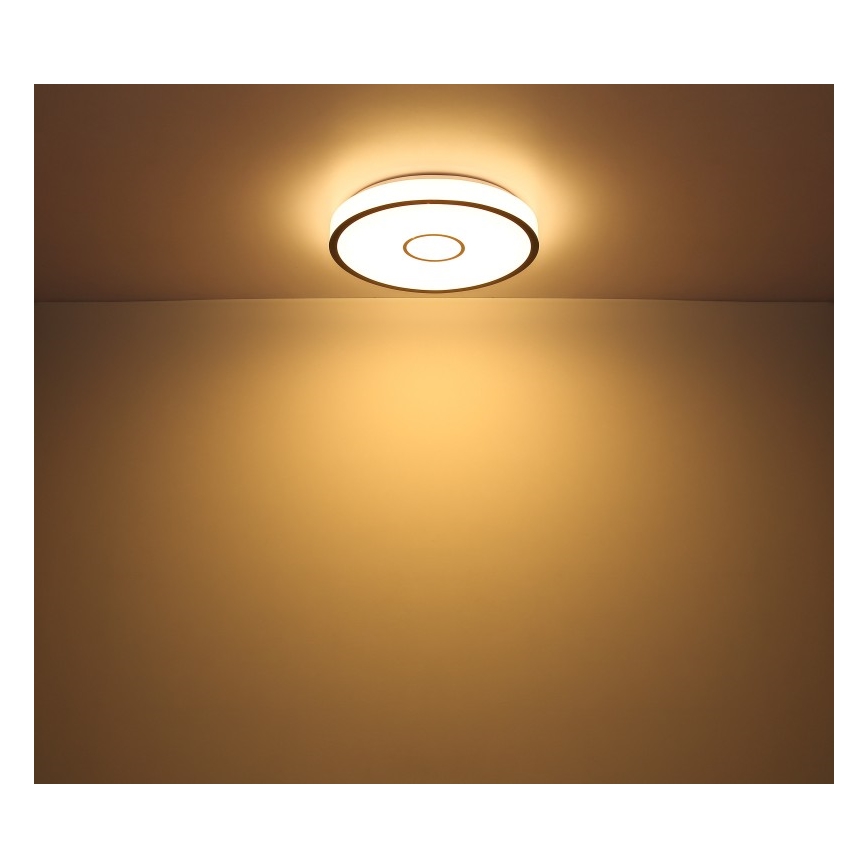 Globo - LED RGB Bathroom dimmable light LED/30W/230V IP44 Wi-Fi Tuya + remote control