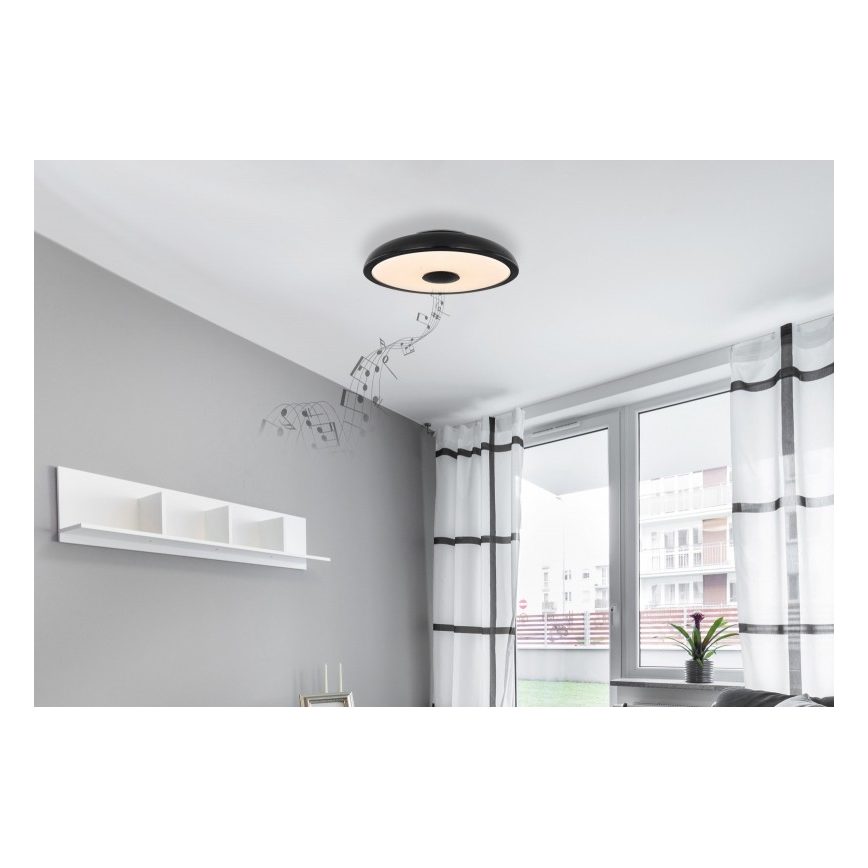 Globo - LED RGBW Dimmable bathroom light with a speaker LED/18W/230V 3000-6500K IP44 + remote control