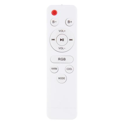 Globo - LED RGBW Dimmable bathroom light with a speaker LED/18W/230V 3000-6500K IP44 + remote control