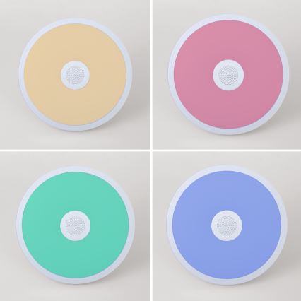 Globo - LED RGBW Dimmable bathroom light with a speaker LED/18W/230V 3000-6500K IP44 + remote control