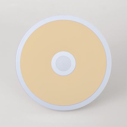 Globo - LED RGBW Dimmable bathroom light with a speaker LED/18W/230V 3000-6500K IP44 + remote control