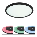 Globo - LED RGB Dimmable bathroom ceiling light LED/18W/230V 3000-6000K + remote control IP44 black