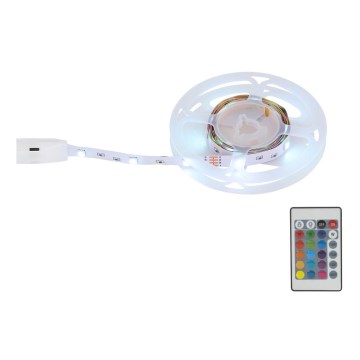 Globo - LED RGB Dimmable strip LED/6W/230V 1m + remote control