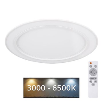 Globo - LED RGB Dimming ceiling light LED/15W/230V + LED/15W + remote control