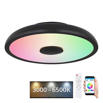 Globo - LED RGBW Dimmable bathroom light with a speaker LED/18W/230V 3000-6500K IP44 + remote control
