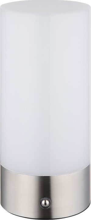 Globo - LED RGBW Dimmable touch outdoor table lamp LED/1,8W/5V 1500 mAh IP44 matte chrome