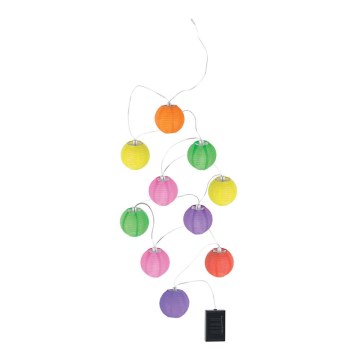 Globo - LED Solar chain 10xLED/0,06W/1,2V IP44