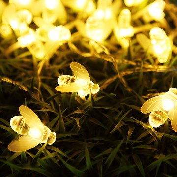 Globo - LED Solar chain 20xLED/0,06W/3V IP44