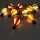 Globo - LED Solar chain 9xLED/0,06W/3V 390 cm IP44