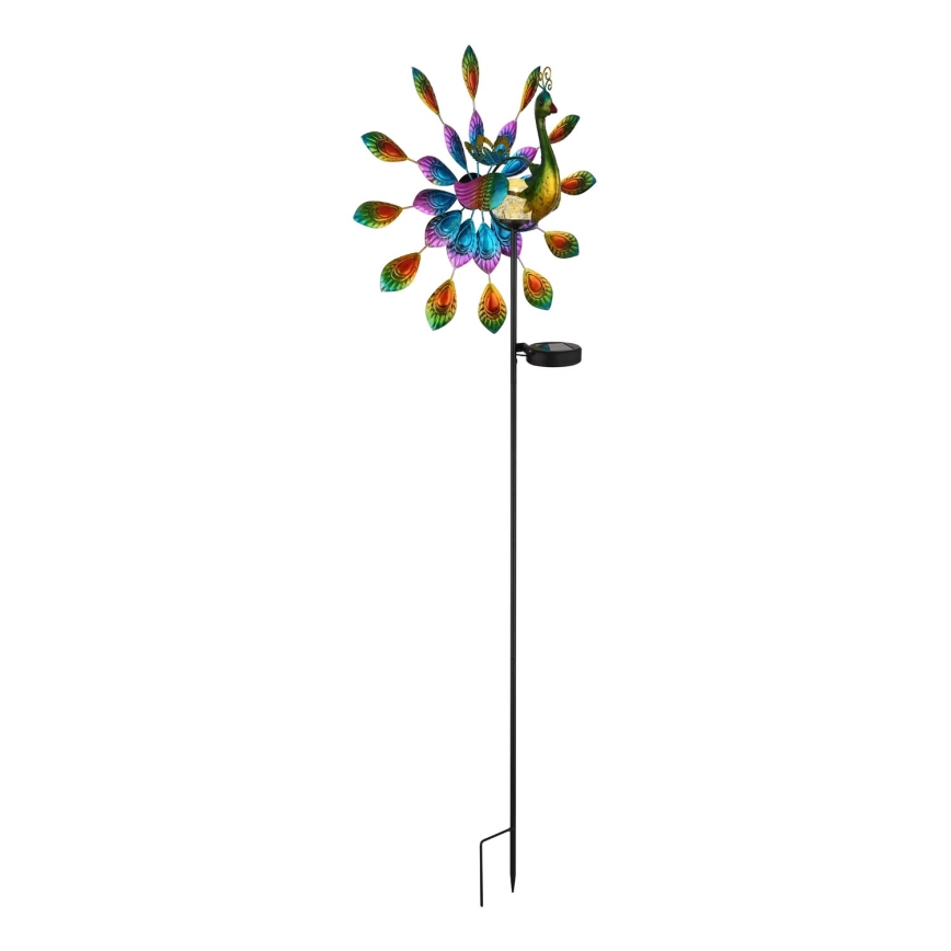 Globo - LED Solar decoration LED/0,06W/3V IP44 peacock