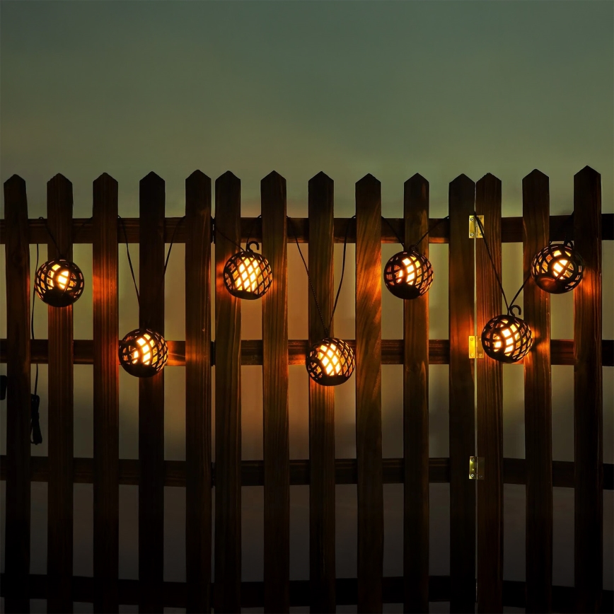 Globo - LED Solar decorative chain 98xLED/0,1W/3V 410 cm IP44 600 mAh