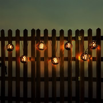 Globo - LED Solar decorative chain 98xLED/0,1W/3V 410 cm IP44