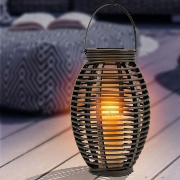 Globo - LED Solar light LED/0,06W/3,2V IP44 rattan