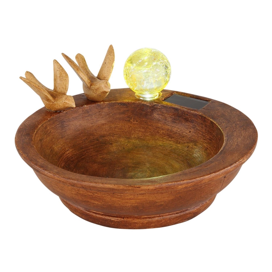Globo - LED Solar light LED/0,06W/3V IP44 bird's bath
