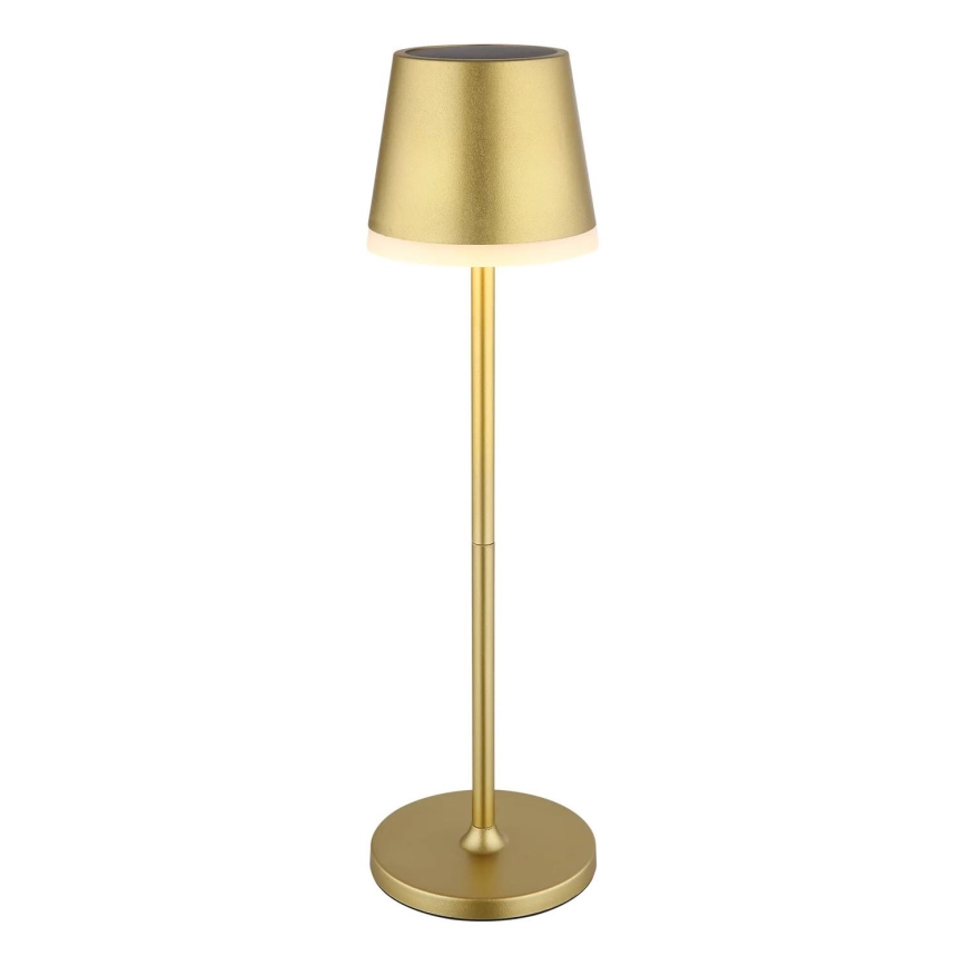 Globo - LED Solar light LED/0,6W/3V 3000K IP44 gold