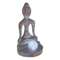 Globo - LED Solar Light LED/3V IP44 200 mAh Buddha Statue