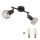 Globo - LED Spotlight 2xE14/6W/230V black