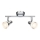 Globo - LED spotlight 2xLED/4W/230V shiny chrome