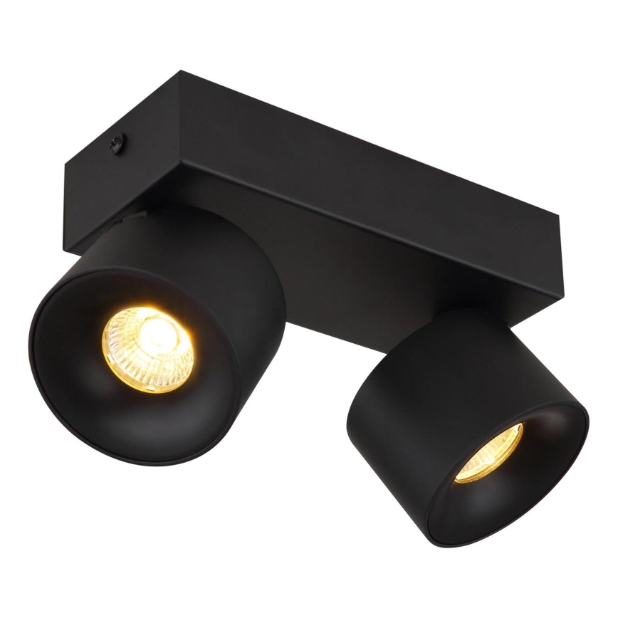 Globo - LED Spotlight 2xLED/6W/230V black