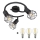 Globo - LED Spotlight 3xE14/6W/230V black