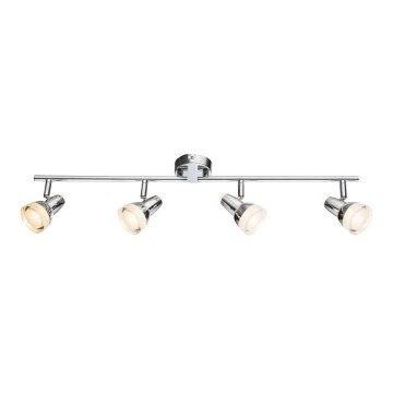 Globo - LED Spotlight 4xLED/4W/230V shiny chrome
