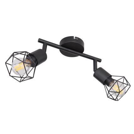 Globo - LED Spotlight 2xE14/6W/230V black