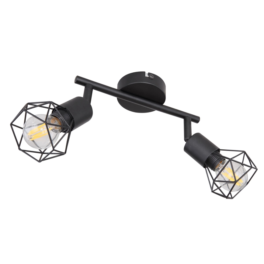Globo - LED Spotlight 2xE14/6W/230V black