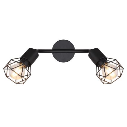 Globo - LED Spotlight 2xE14/6W/230V black