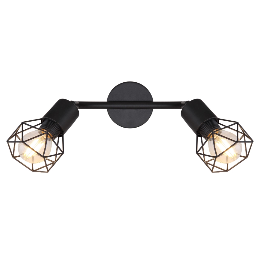Globo - LED Spotlight 2xE14/6W/230V black