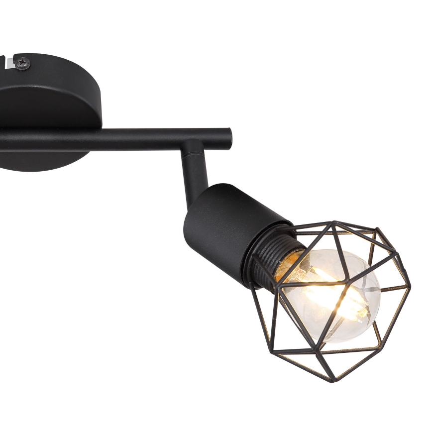Globo - LED Spotlight 2xE14/6W/230V black