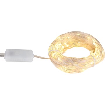 Globo - LED Strip 50xLED/0,06W/5V 5 m 8 functions