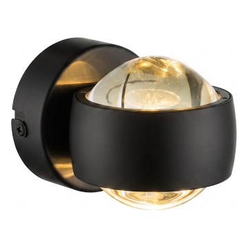 Globo - LED Wall Light, 7W, 230V, 3000K, Black