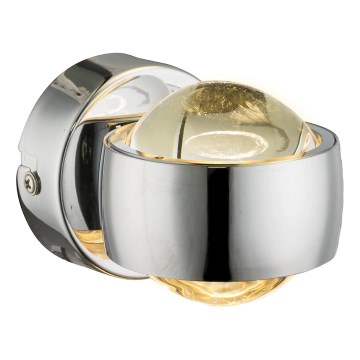 Globo - LED Wall Light LED/7W/230V 3000K Glossy Chrome