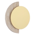 Globo - LED Wall Light LED/8W/230V 3000K Ø 20 cm travertine