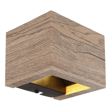 Globo - LED Wall light LED/8W/230V brown