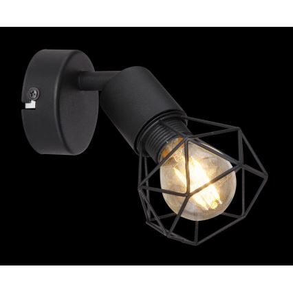Globo - LED Wall spotlight 1xE14/6W/230V black