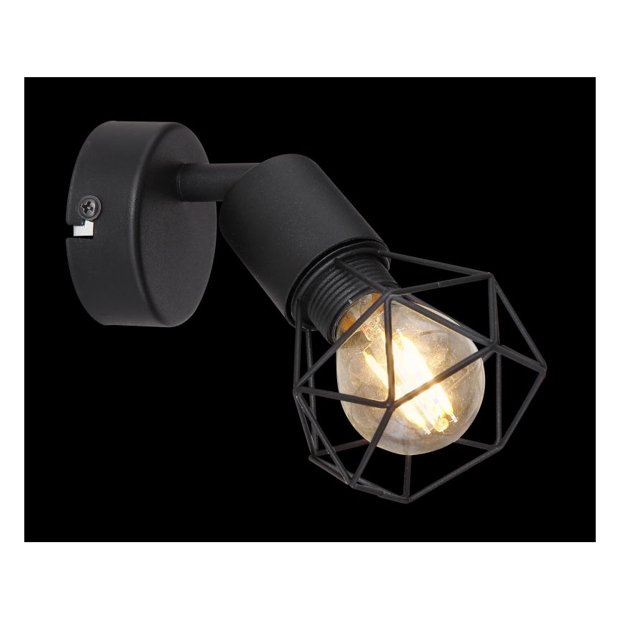 Globo - LED Wall spotlight 1xE14/6W/230V black