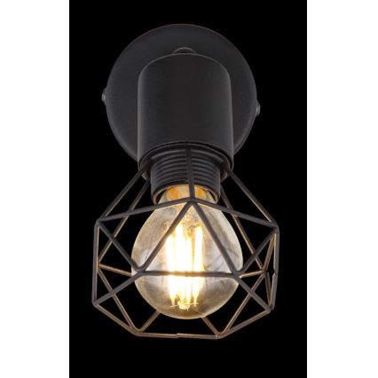 Globo - LED Wall spotlight 1xE14/6W/230V black