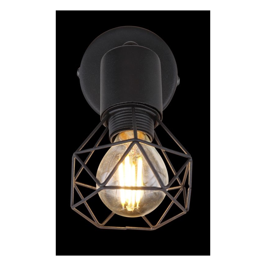 Globo - LED Wall spotlight 1xE14/6W/230V black