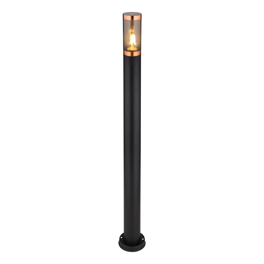 Globo - Outdoor lamp 1xE27/23W/230V IP44 110 cm black/copper