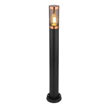 Globo - Outdoor lamp 1xE27/23W/230V IP44 80 cm black/copper